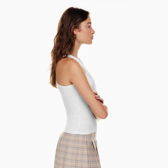 Aritzia Sunday Best Honor Hip Tank in Dusky Blue, Size S - Picture 6 of 7